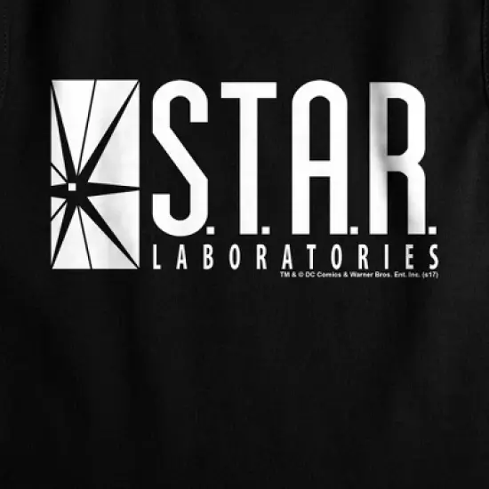 Women's The Flash S.T.A.R. Labs Logo Sleeveless Crop Top Tank image {1}
