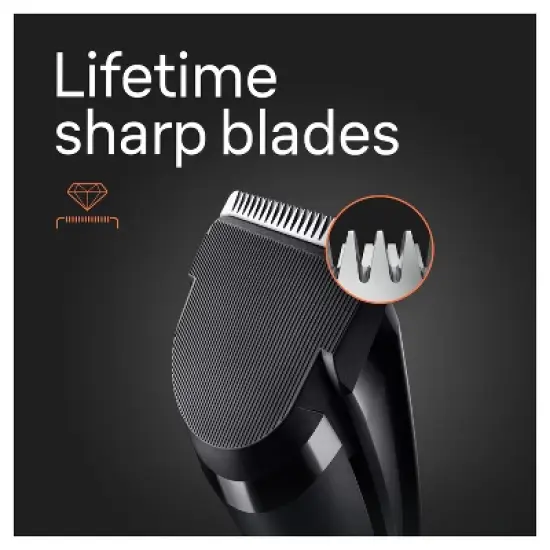 Braun&nbsp;Series 5 HC5310 Rechargeable 9-Setting Hair&nbsp;Clipper + 2 Attachment Combs image {6}