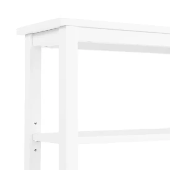 Dover Over the Toilet Organizer with Open Shelving White - Alaterre Furniture image {4}