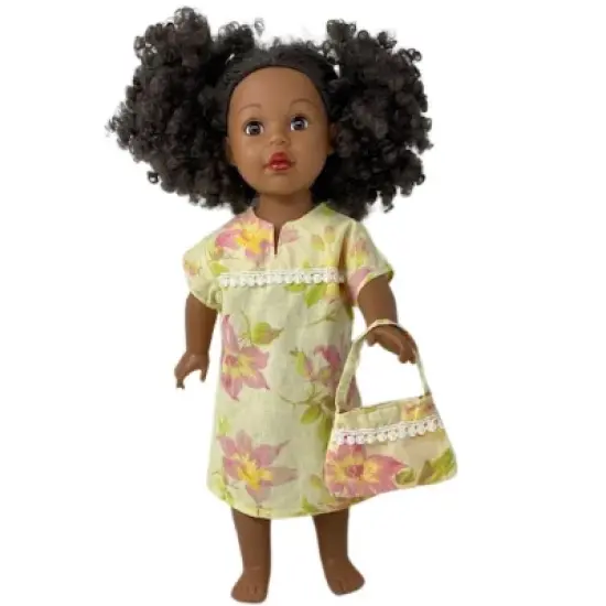Doll Clothes Superstore Matching Dress and Purse for Girl and Dolls Size 14 image {3}