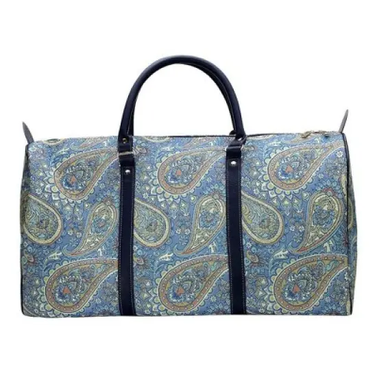 Signare USA Paisley Blue Big Holdall/Duffel Bag image {3}