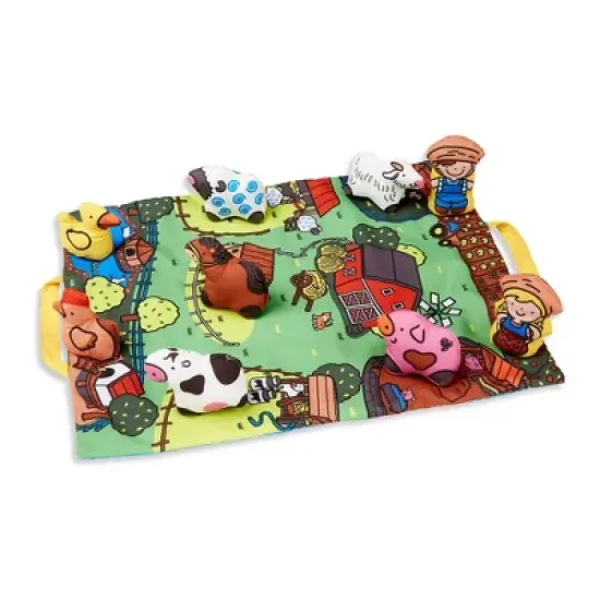 Melissa & Doug Take-Along Farm Baby and Toddler Play Mat image {3}