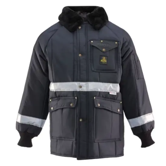 RefrigiWear Iron-Tuff Enhanced Visibility Reflective Siberian Workwear Jacket image {1}