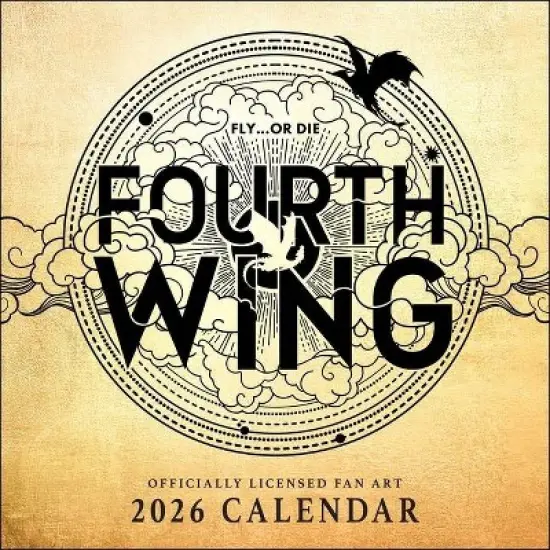 Fourth Wing Officially Licensed Fan Art 2026 Wall Calendar image {1}