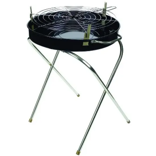 Marsh Allen 18 in. Fold-A-Matic Charcoal Grill Black image {1}