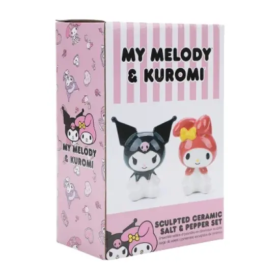 My Melody & Kuromi Sculpted Ceramic Salt & Pepper Shakers image {6}