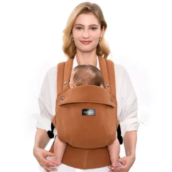 Momcozy Baby Carrier with Natural Cotton Linen image {9}