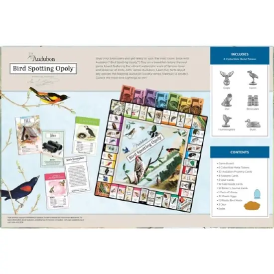 MasterPieces Opoly Family Board Games - Audubon Opoly image {3}