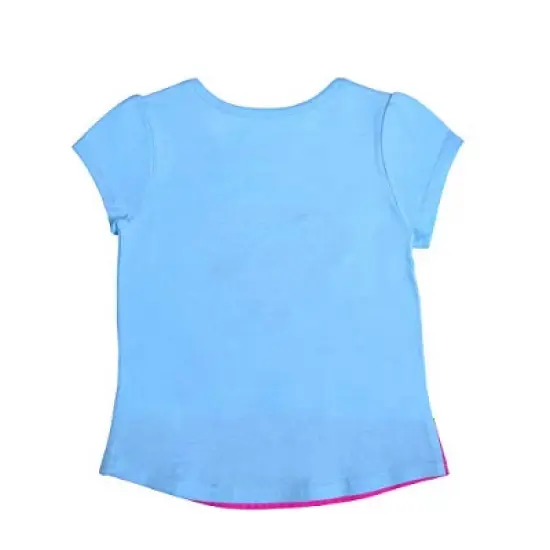 Warner Bros Girls 4-Pack Batgirl, Wonder Woman and Super Girl Short Sleeve Superhero Tees for Toddler image {6}