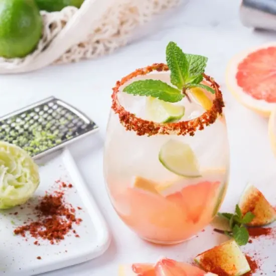 Crafted Cocktails Grapefruit Paloma Mi: 2 Pack&nbsp; Pink Grapefruit and Lime Juice with Organic Agave: 35 Calories Per Serving, 8 Cocktails Per Bottle image {3}