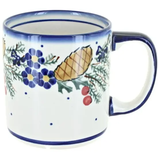 Blue Rose Polish Pottery WR Unikat Mug image {8}