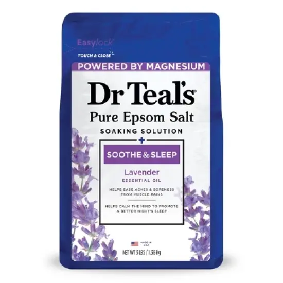 Dr Teal's Epsom Salt Magnesium Soak - Soothe & Sleep with Lavender image {6}
