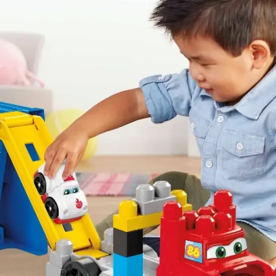 MEGA BLOKS Build & Race Rig Building Set - 16pcs image {1}