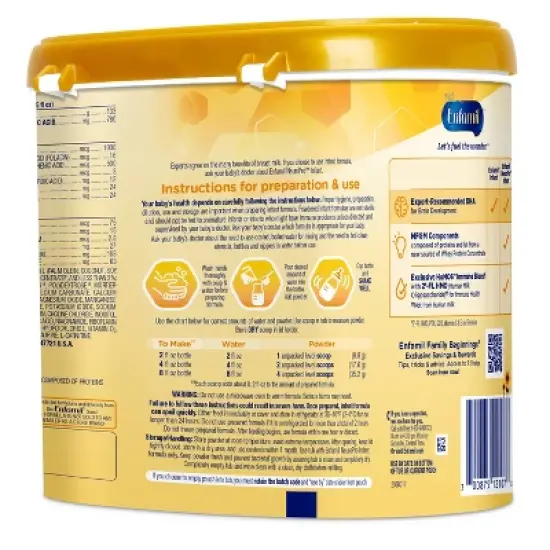 Enfamil NeuroPro Powder Infant Formula image {6}