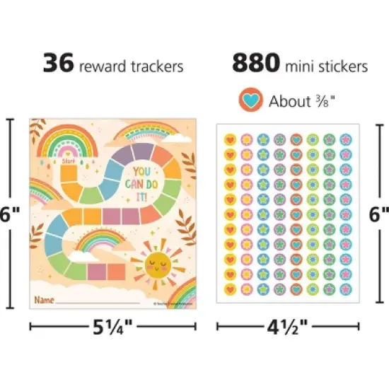 Teacher Created Resources&reg; Super Star Reward Trackers with Stickers, 3 Packs image {2}