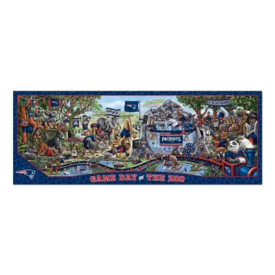 NFL New England Patriots Game Day at the Zoo 500pc Puzzle image {3}