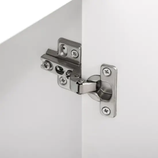 HOMCOM 70" Kitchen Buffet Hutch with 3-Tier Shelving, Freestanding Storage Pantry Cabinet with Adjustable Shelves, Countertop, White image {4}