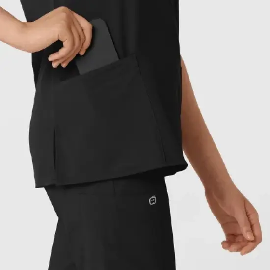 Wink W123 Women's Basic V-Neck Scrub Top image {5}