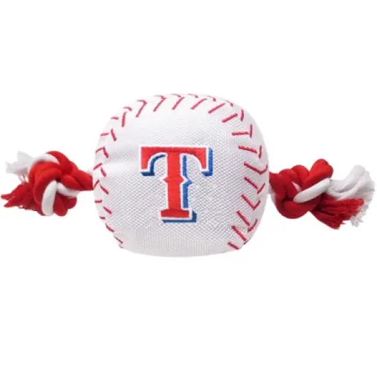 MLB Pets First Nylon Baseball Rope Dog Toy image {8}