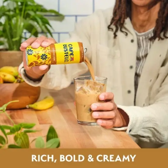 Cafe Bustelo Cafe Con Leche Espresso Style Beverage with Milk - 11 fl oz image {2}