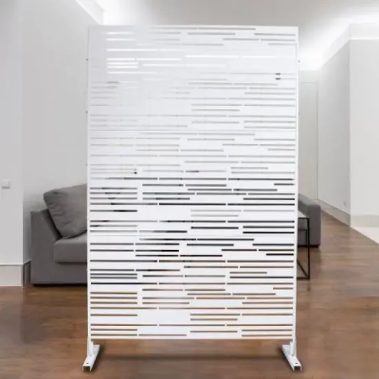 PAGED 76" H&times;48" W Balcony Privacy Screen, Fence Privacy Screen, Outdoor Privacy Screen Freestanding Balcony Privacy Screen for Lawn Garden Deck image {6}