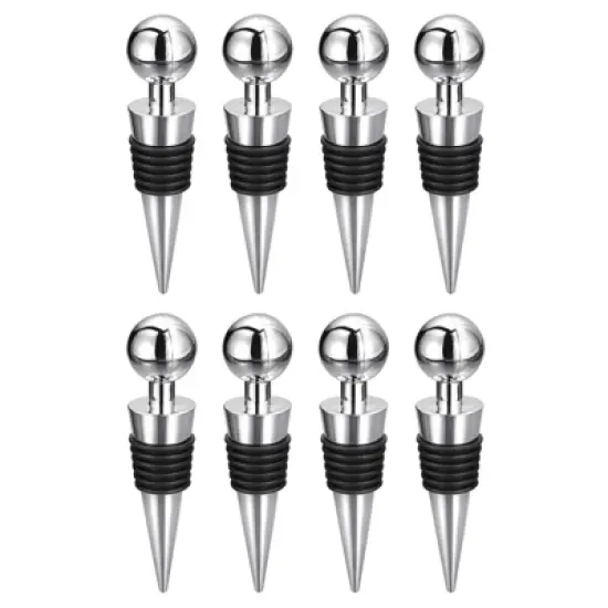 Unique Bargains Reusable ABS Rubber Sealing Wine Stopper for Beer Glass Bottles image {5}