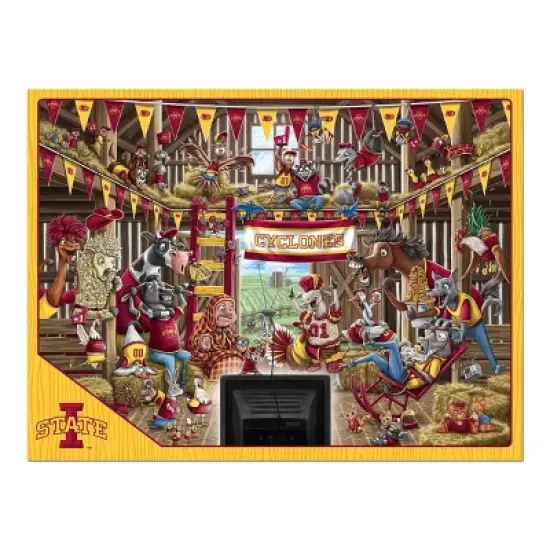 NCAA Iowa State Cyclones Barnyard Fans 500pc Puzzle image {2}