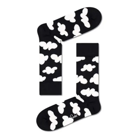 Happy Socks Adult 4pk Black and White Socks Gift Set image {3}