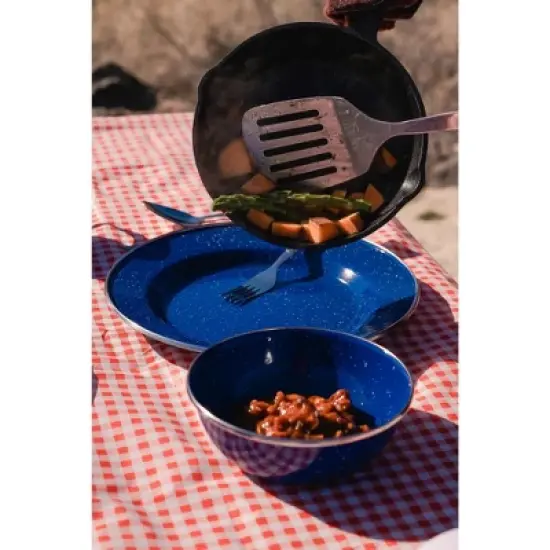 Stansport Enamel Mixing Bowl 6" Diameter image {7}