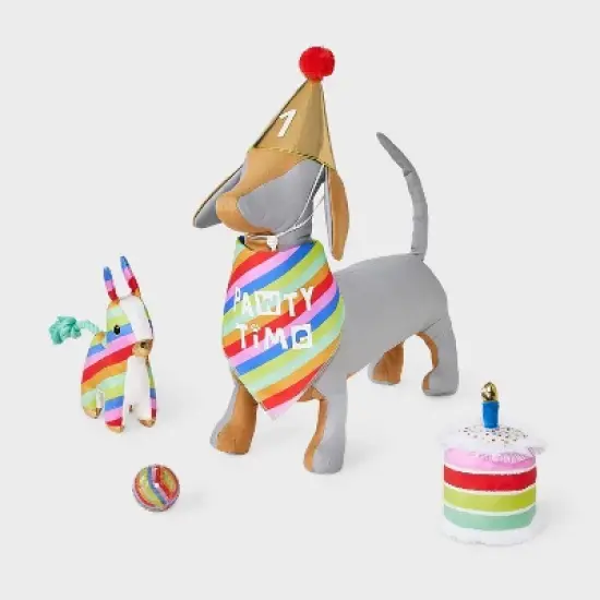 Party Milestone Gift Pack Dog Ball Toy Set - 6pc - Boots & Barkley&trade; image {2}