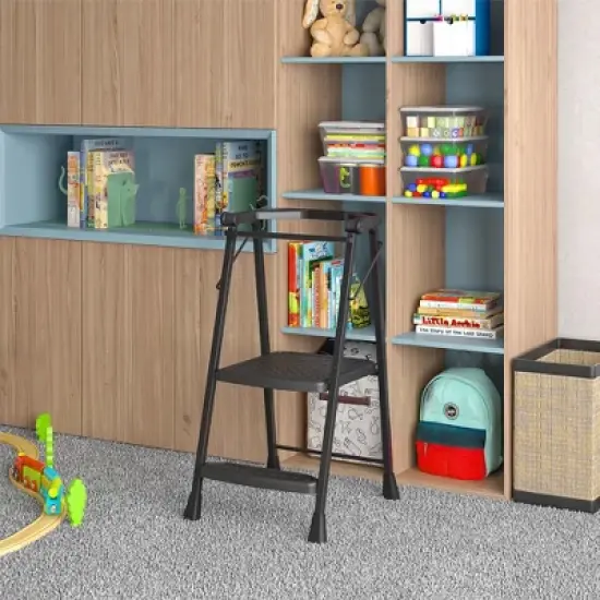 COSCO 2-Step Kitchen Stepper&trade; Folding Steel and Resin Step Stool image {2}