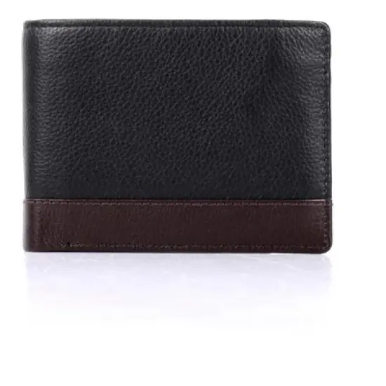 Karla Hanson Men's RFID Leather Bifold Wallet w/ Card Holder Insert image {9}