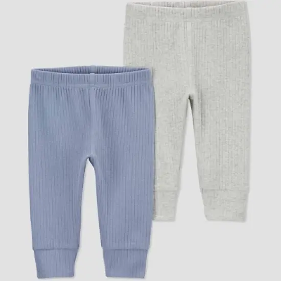 Carter's Just One You&reg; Baby Boys' 2pk Pants - Blue/Gray image {5}