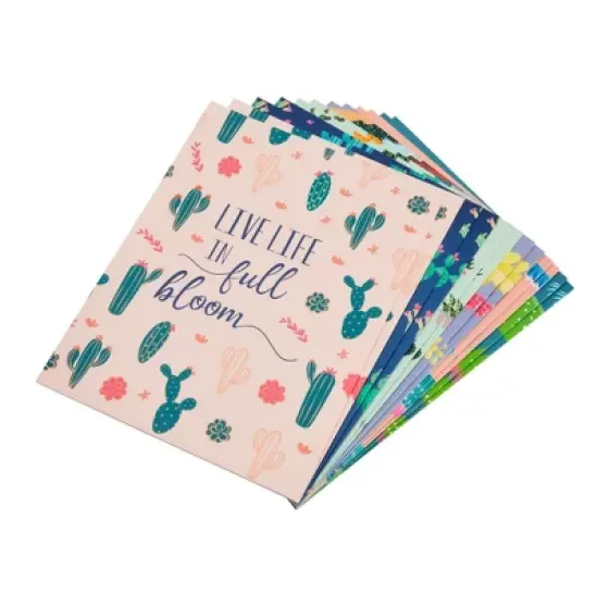 Paper Junkie 12 Pack Succulent 2 Pocket Folders, Cactus School Supplies, Letter Size, 9.25 x 12 In image {4}
