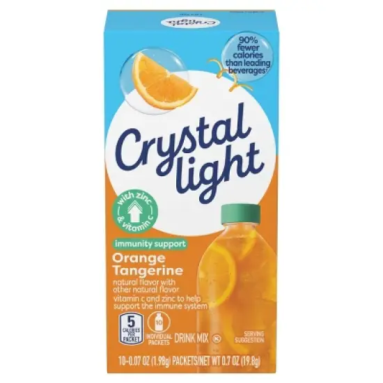 Crystal Light Hydrate Orange - 10ct/1.8oz image {7}