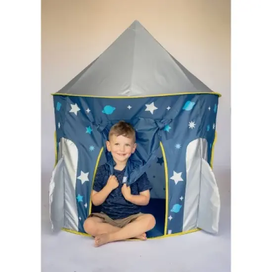 Chuckle & Roar Spaceship Pop-Up Kids' Play Tent image {6}