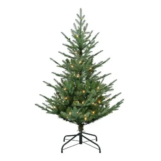 Puleo Pre-lit Hillside Spruce Artificial Christmas Tree Clear Lights image {7}