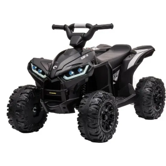 12V Kids Ride-On ATV Quad, Electric 4-Wheeler with 35W Dual Motors, 2 Control Modes, Music, Horn, Off-Road Car Toy for Boys & Girls image {7}