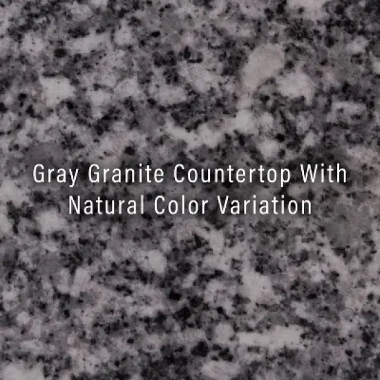 Alexandria Granite Top Portable Kitchen Island/Cart White/Gray - Crosley image {5}