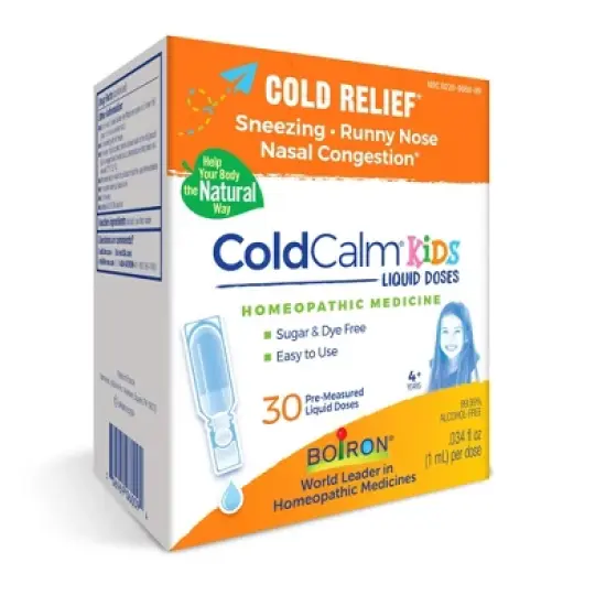 ColdCalm Kids by Boiron Homeopathic Medicine For Cold Relief  -  30 Doses Liquid image {3}