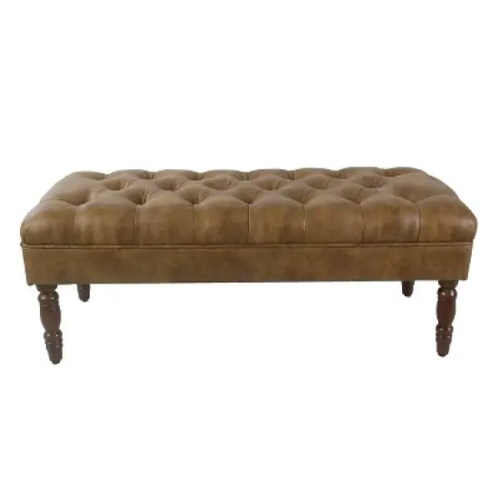 Classic Tufted Medium Bench - HomePop image {11}
