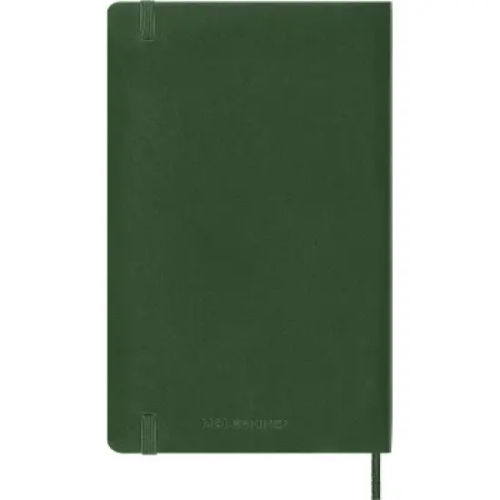 Moleskine 2025 Weekly/Monthly Planner 5.125"x8.25" Large Softcover Myrtle Green: Pocket Calendar, College Ruled, Acid-Free image {6}