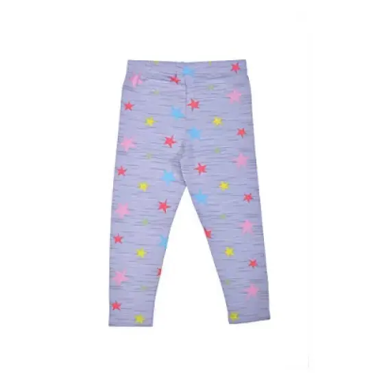 Star Wars Girl's 2-Pack Baby Yoda Reach For The Stars Sequin Flutter Sleeve Shirt, Legging Pants and Bow Hair Scrunchie Set for Infant image {3}