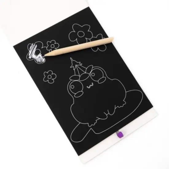 Scratch Art Book Animals Craft Activity Kit - Bullseye's Playground&trade; image {1}