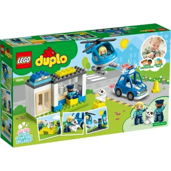LEGO DUPLO Rescue Police Station & Helicopter Toy Set 10959 image {3}