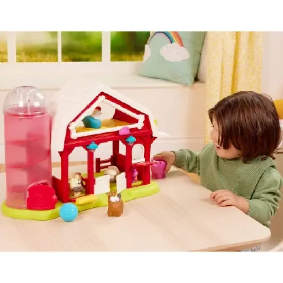 B. toys - Interactive Toy Red Barn - Musical Fun Farm image {2}