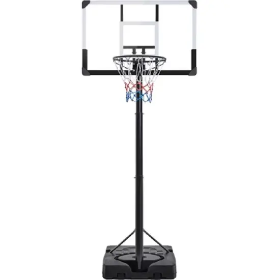 Yaheetech Portable Basketball Hoop System for Teens/Adults Black image {3}
