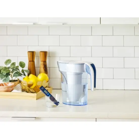 ZeroWater 7 Cup Pitcher with Ready-Pour + Free Water Quality Meter: BPA-Free, Built-In TDS Meter, Filters Lead & Chlorine image {10}