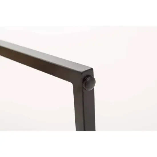 2pc Aero Desk Set Natural - Boraam: Compact, Mid-Century Modern, 36" Width, Metal Frame image {12}