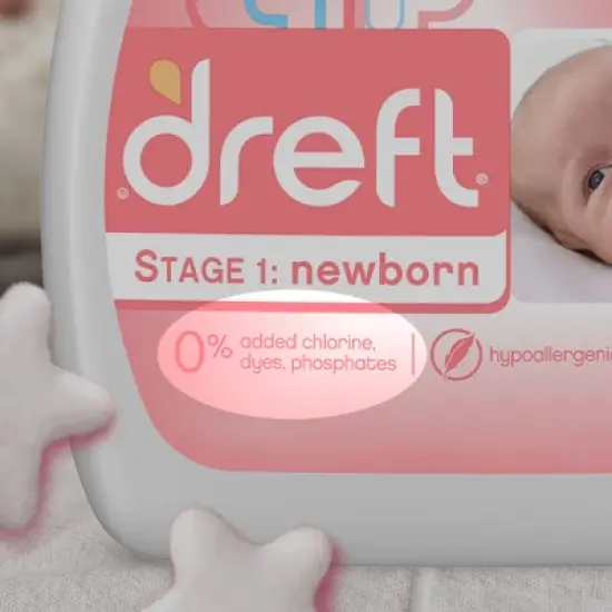 Dreft Newborn Liquid Laundry Detergent - 65 fl oz image {4}